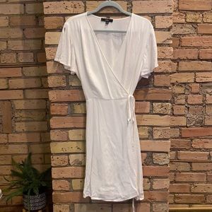 White Wrap Dress